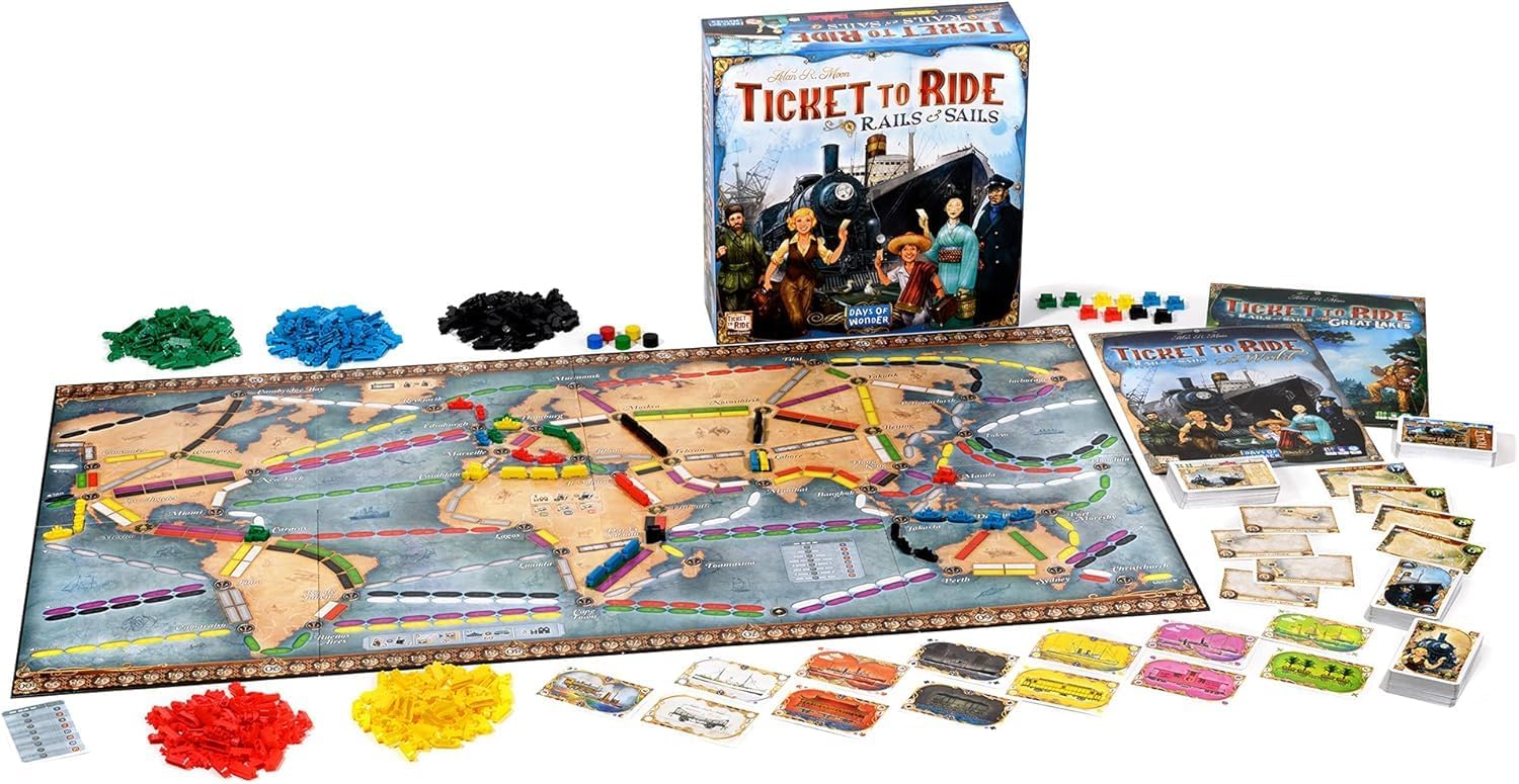 Ticket to Ride: Rails & Sails - Inglés - Imagen 4