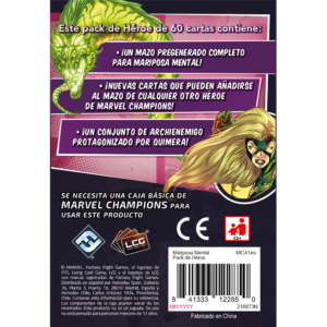 Marvel Champions: El juego de cartas - Pack de héroe Psylocke - Español - Imagen 3