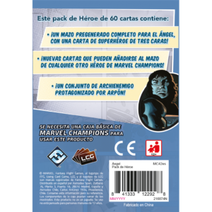 Marvel Champions: El juego de cartas - Pack de héroe Angel - Español - Imagen 3