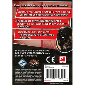 Alternative view of Marvel Champions: El juego de cartas - Deadpool pack de héroe - Español