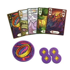Alternative view of El Señor de los Anillos: La Comunidad del Anillo - El juego de bazas