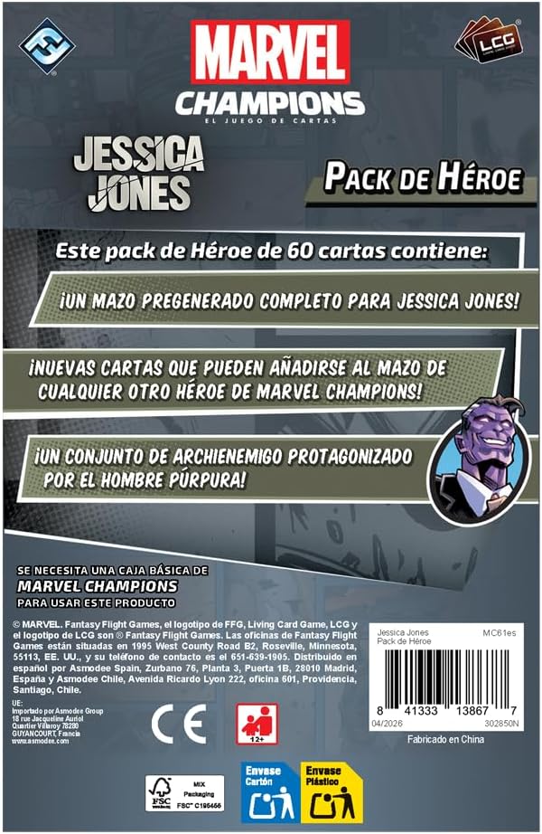 Marvel Champions: El juego de cartas - Jessica Jones - Español - Imagen 2