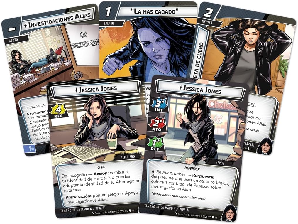 Marvel Champions: El juego de cartas - Jessica Jones - Español - Imagen 3