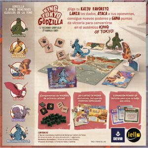 King of Tokyo: Godzilla - Español - PREVENTA - Imagen 3