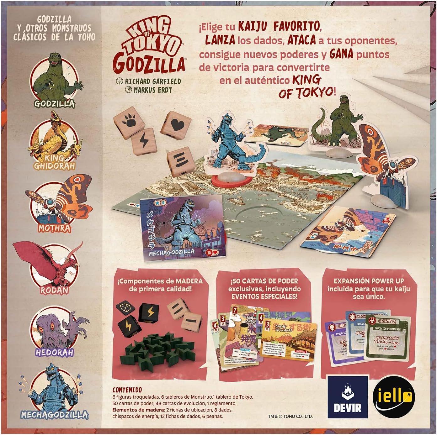 King of Tokyo: Godzilla - Español - PREVENTA - Imagen 3